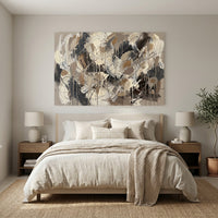 Modern Abstract Expressionist Style Canvas Print Wall Art for Gallery Decor - Mockup Display 11