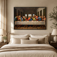 The Last Supper Classic Art Style Canvas Print Wall Art, Inspirational Decor - Mockup Display 5