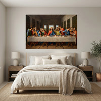 The Last Supper Classic Art Style Canvas Print Wall Art, Inspirational Decor - Mockup Display 7