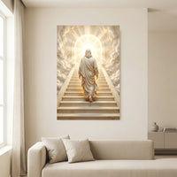 Heavenly staircase faith canvas wall art