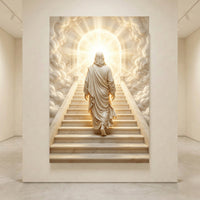 Heavenly staircase faith canvas wall art